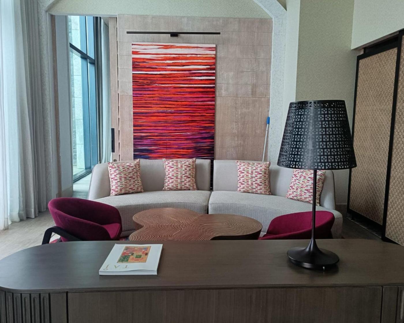 Taj Cidade De Goa Horizon, Goa Panaji Luaran gambar A living room at the hotel
