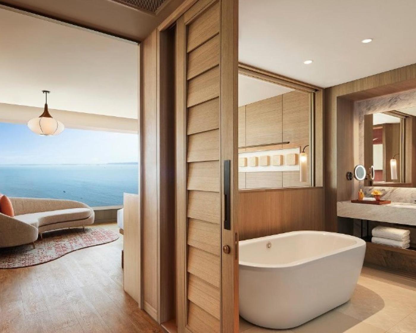 Taj Cidade De Goa Horizon, Goa Panaji Luaran gambar A bathroom at the hotel